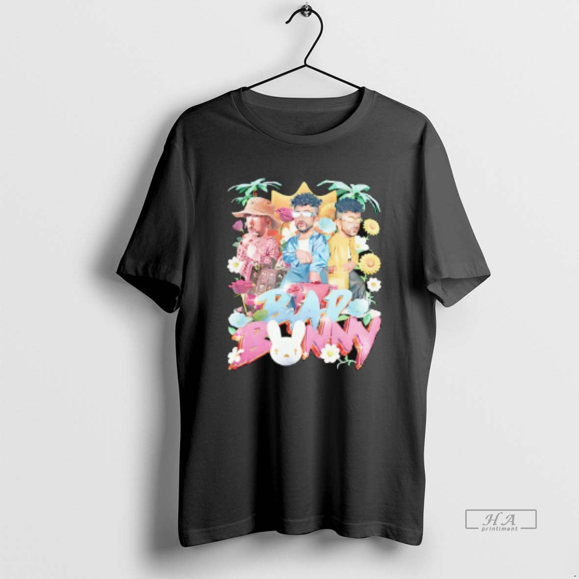 Official Bad Bunny Picture Collage T-Shirts, Hoodie, Sweatshirt | PopFlextees.com