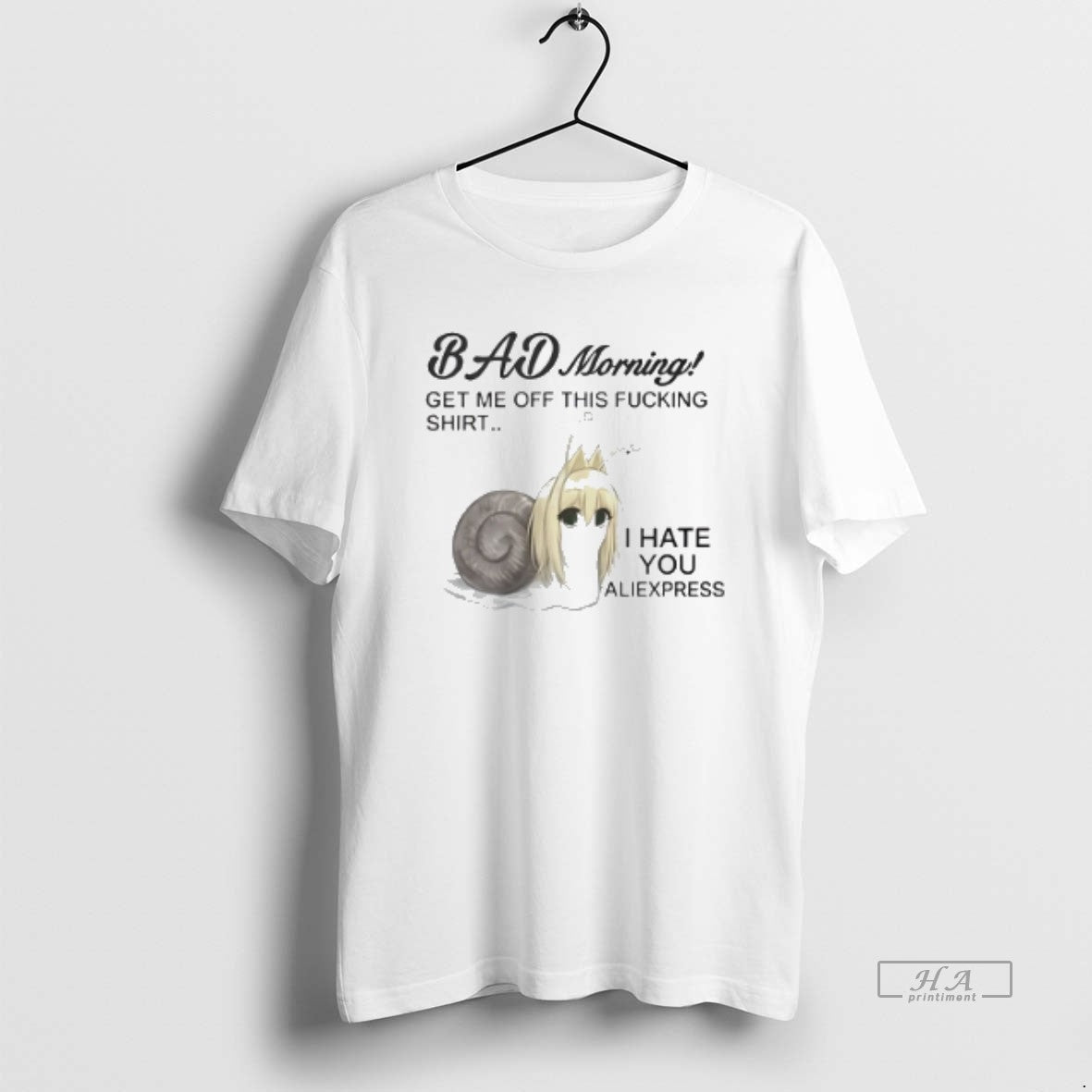 Official Bad Morning Get Me Off This Fucking I Hate You Aliexpress T-Shirts, Hoodie, Sweatshirt | PopFlextees.com