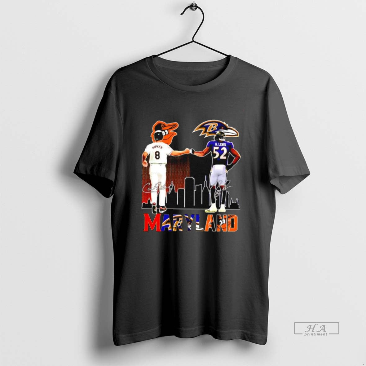Official Baltimore Ravens And Orioles Legends Cal Ripken Jr T-Shirts, Hoodie, Sweatshirt | PopFlextees.com
