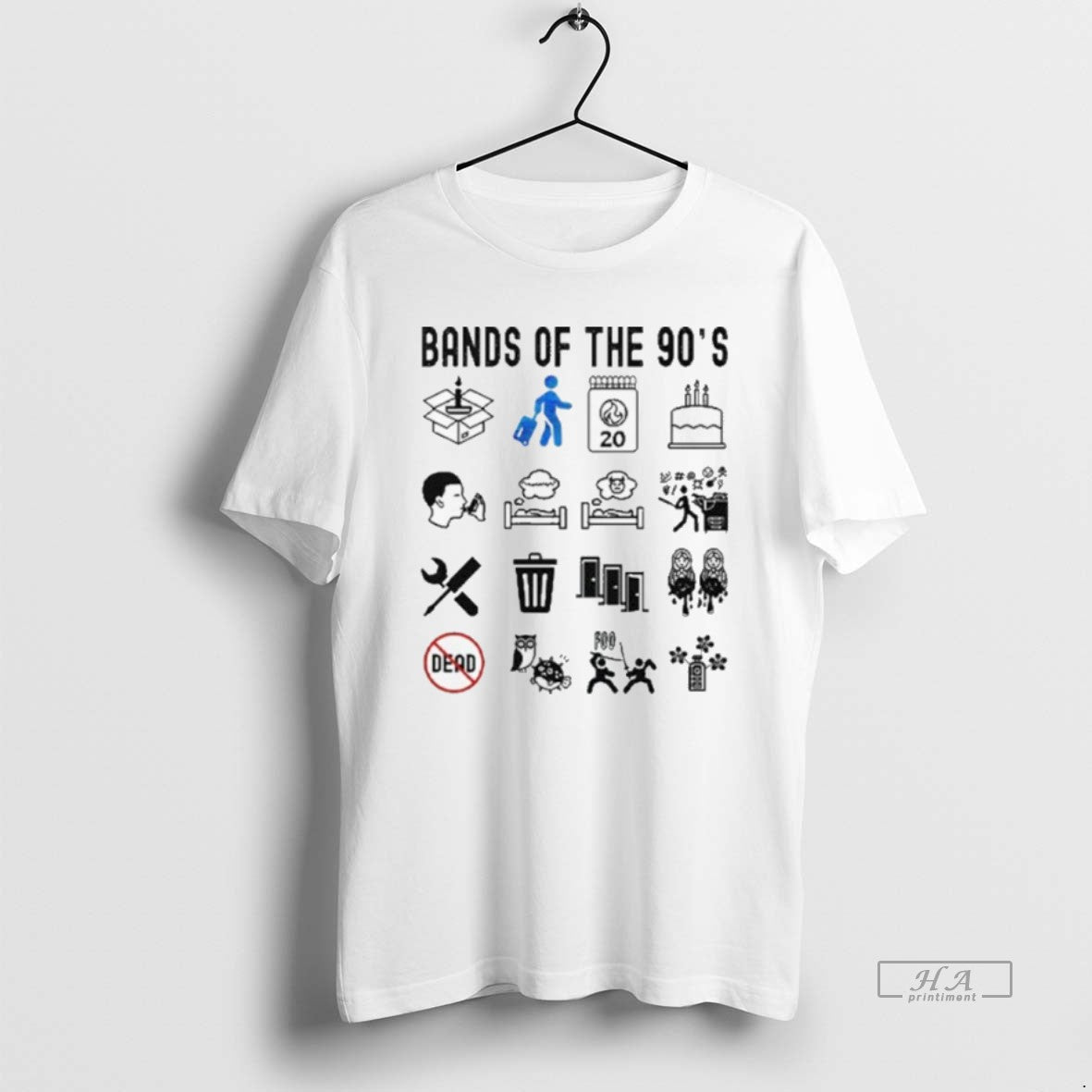 Official Bands Of The 90s T-Shirts, Hoodie, Sweatshirt | PopFlextees.com