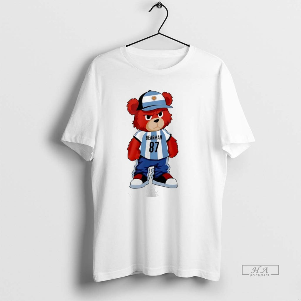 Official Bear Oliver Bearman 87 Argentina Football T-Shirts, Hoodie, Sweatshirt | PopFlextees.com