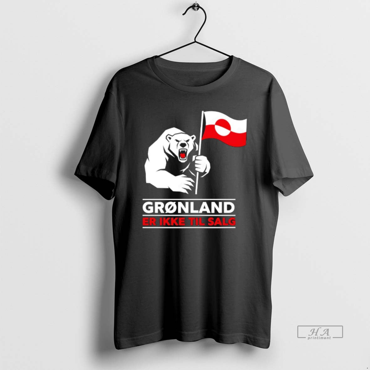 Official Bear Holding Greenland Flag Gronland Er Ikke Til Salg Political T-Shirts, Hoodie, Sweatshirt | PopFlextees.com