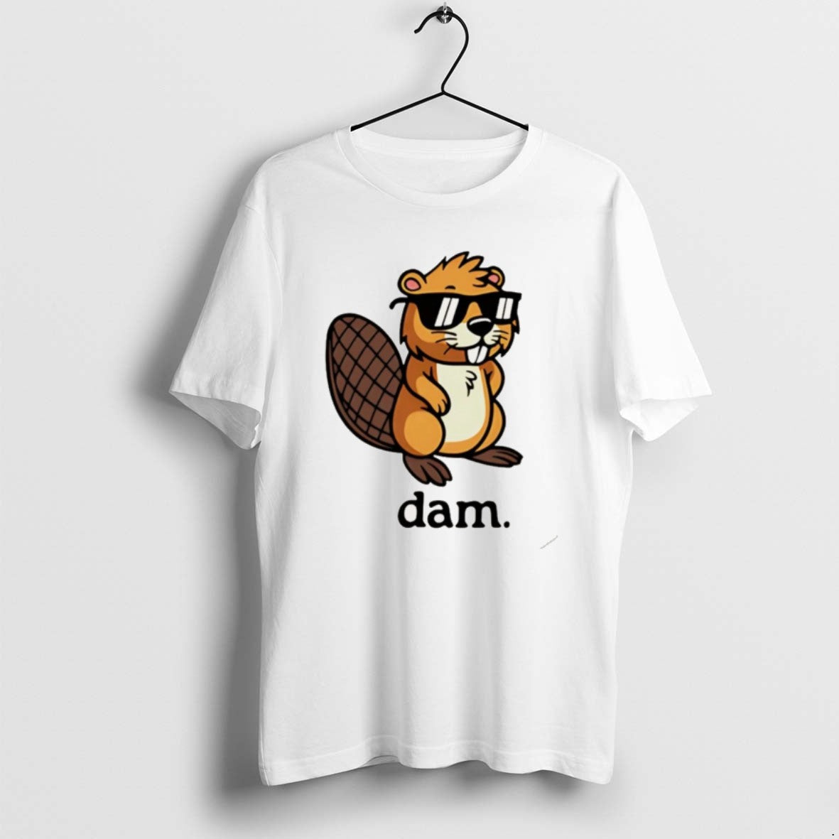 Official Beaver Wears Glasses Dam Christmas T-Shirts, Hoodie, Sweatshirt | PopFlextees.com
