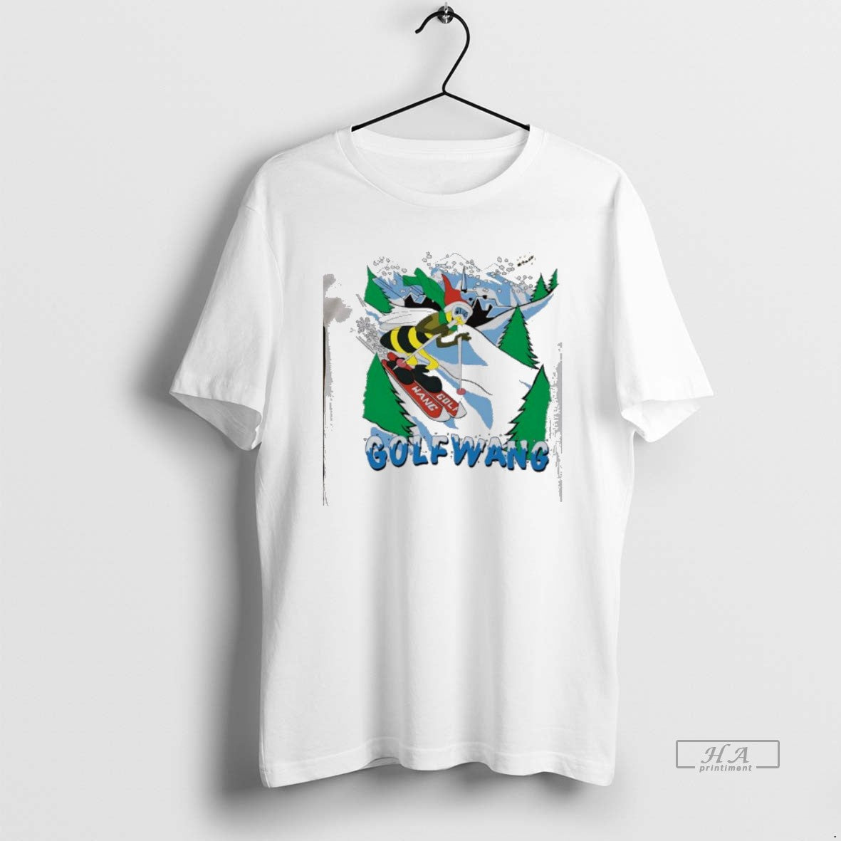 Official Bee Is Skiing Golfwang Funny Cute T-Shirts, Hoodie, Sweatshirt | PopFlextees.com
