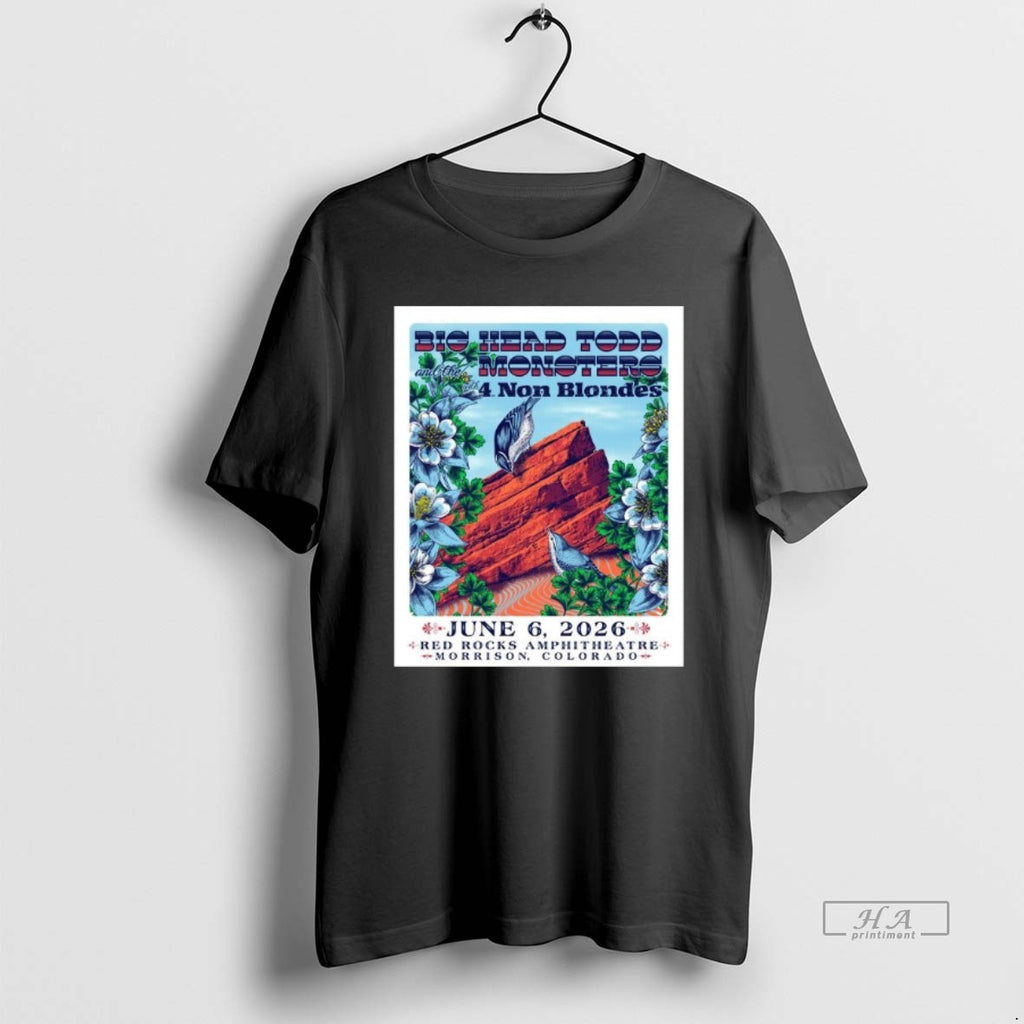Official Big Head Todd And The Monsters With 4 Non Blondes June 6 2026 T-Shirts, Hoodie, Sweatshirt | PopFlextees.com