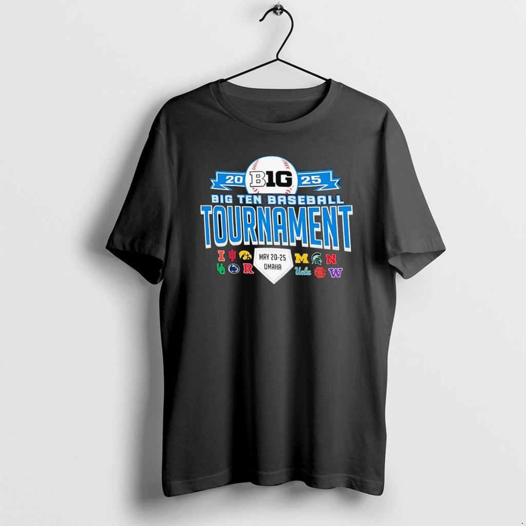 Official Big Ten Baseball Tournament 2025 T-Shirts, Hoodie, Sweatshirt | PopFlextees.com