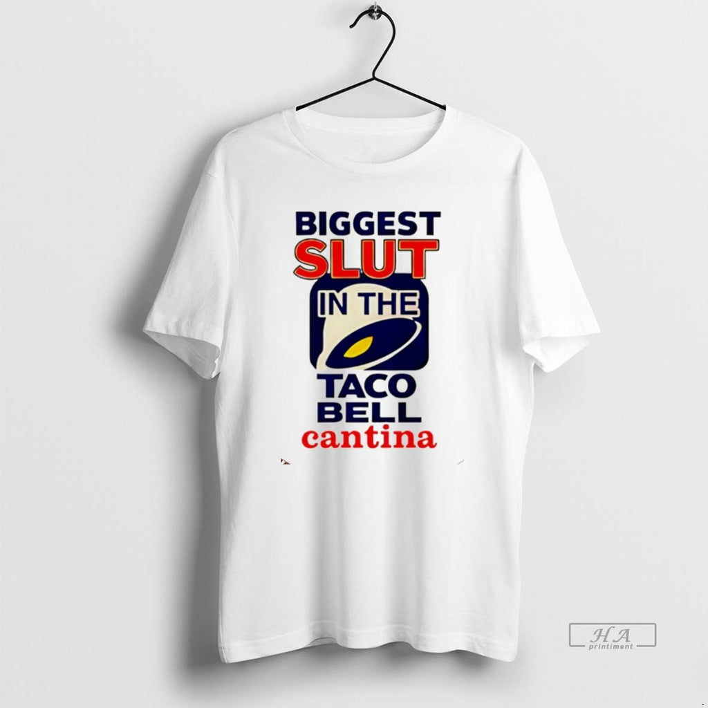 Official Biggest Slut In The Taco Bell Cantina Meme Christmas T-Shirts, Hoodie, Sweatshirt | PopFlextees.com