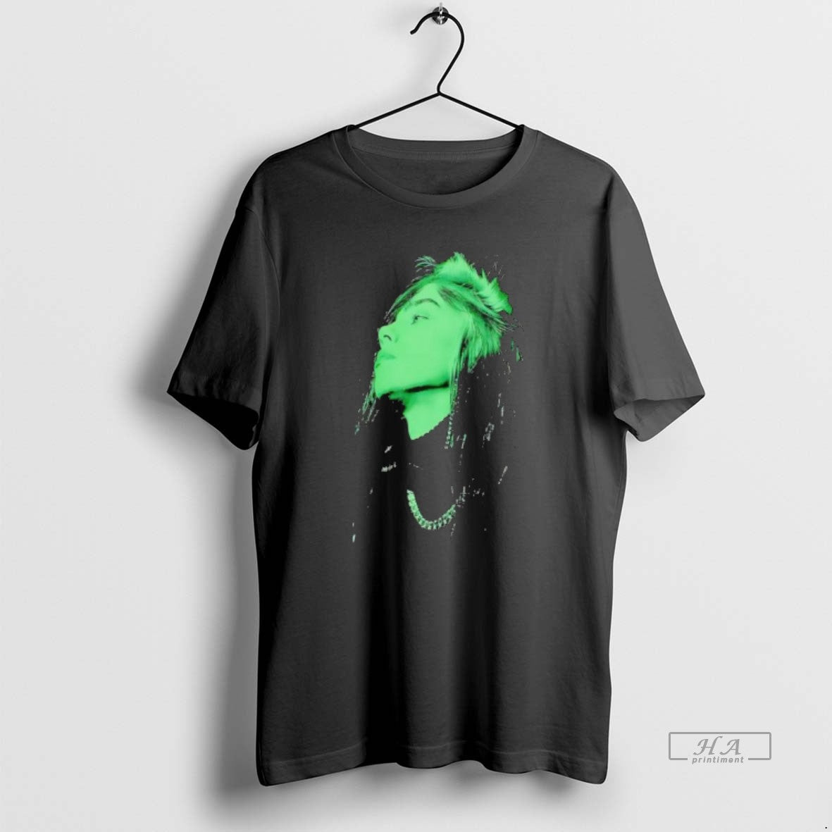 Official Billie Eilish Portrait American Singer Songwriter And Musician T-Shirts, Hoodie, Sweatshirt | PopFlextees.com
