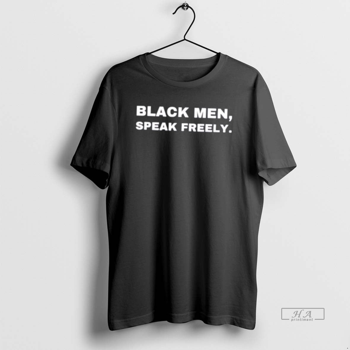 Official Black Men Speak Freely Text Tee Hoodie, Sweatshirt | PopFlextees.com