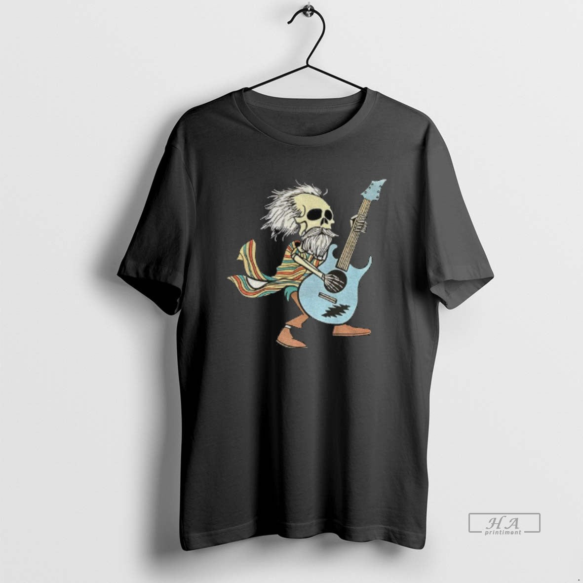 Official Bob Weir Skeleton Playing Guitar Grateful Dead T-Shirts, Hoodie, Sweatshirt | PopFlextees.com