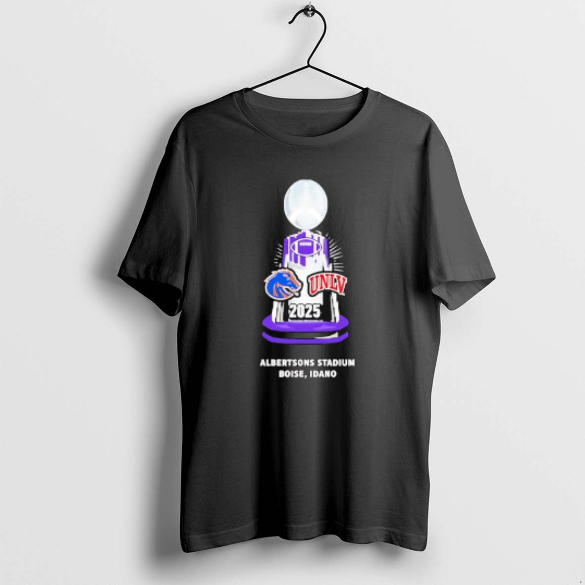 Official Boise State Vs Unlv 2025 Mountain West Championship Mens Trophy T-Shirts, Hoodie, Sweatshirt | PopFlextees.com