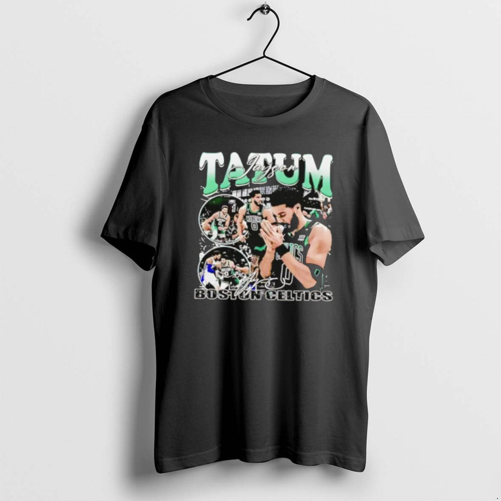 Official Boston Celtics Jayson Tatum Signature Pray Retro T-Shirts, Hoodie, Sweatshirt | PopFlextees.com