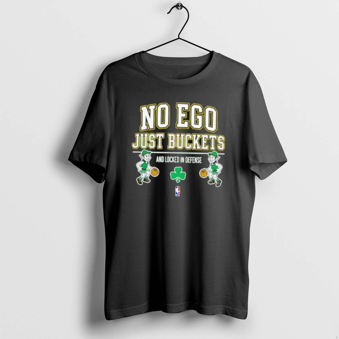 Official Boston Celtics No Ego Just Buckets And Locked In Defense T-Shirts, Hoodie, Sweatshirt | PopFlextees.com