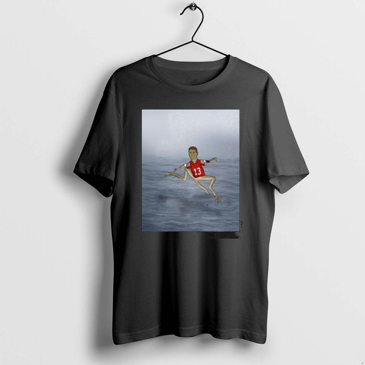 Official Brock Purdy Jesus Christ Lizard Running On Water T-Shirts, Hoodie, Sweatshirt | PopFlextees.com