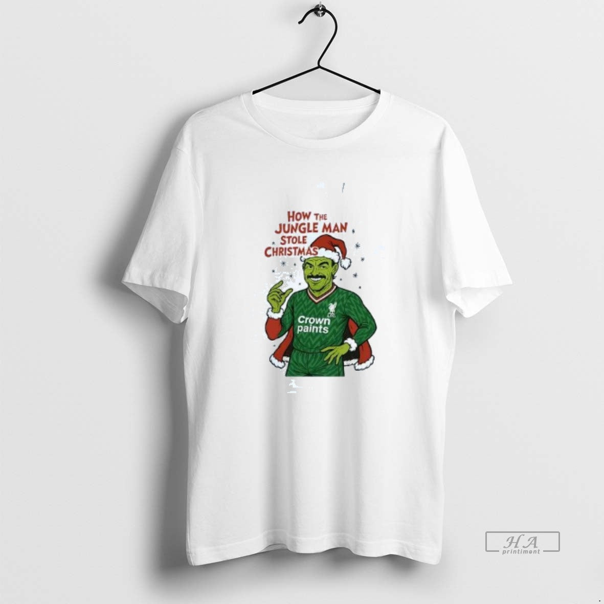 Official Bruce Grobbelaar How The Jungle Man Stole Christmas T-Shirts, Hoodie, Sweatshirt | PopFlextees.com