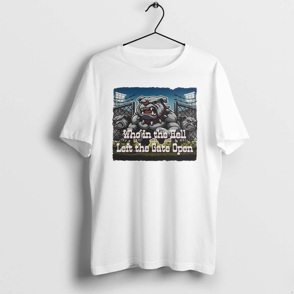Official Bulldogs Baseball Who In The Hell Left The Gate Open Christmas Christmas T-Shirts, Hoodie, Sweatshirt