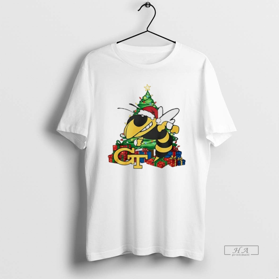 Official Buzz Georgia Tech Yellow Jackets Santa Hat Merry Christmas T-Shirts, Hoodie, Sweatshirt | PopFlextees.com