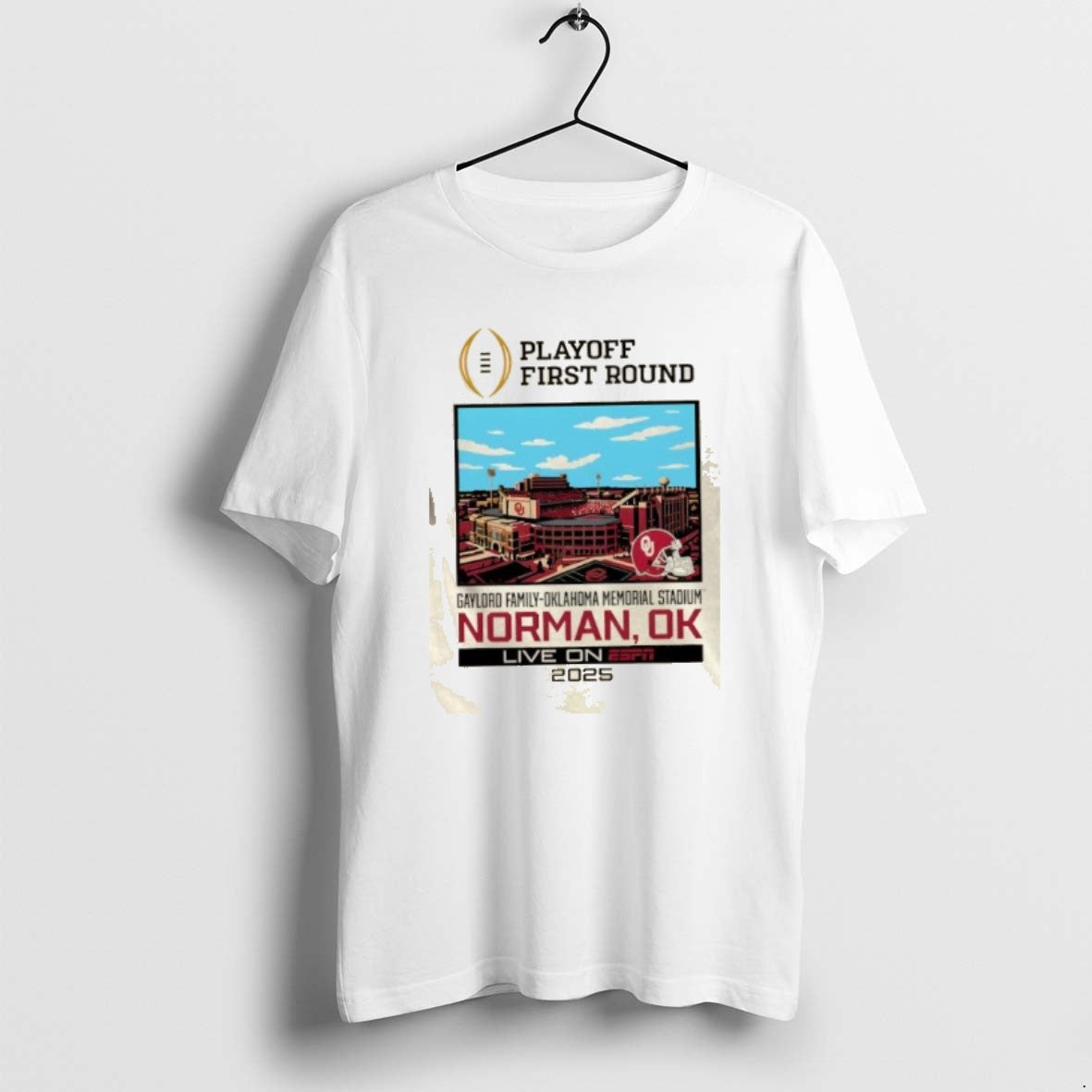 Official Cfp Playoff First Round 25 26 Oklahoma 1st Round Live Gaylord Family Oklahoma T-Shirts, Hoodie, Sweatshirt