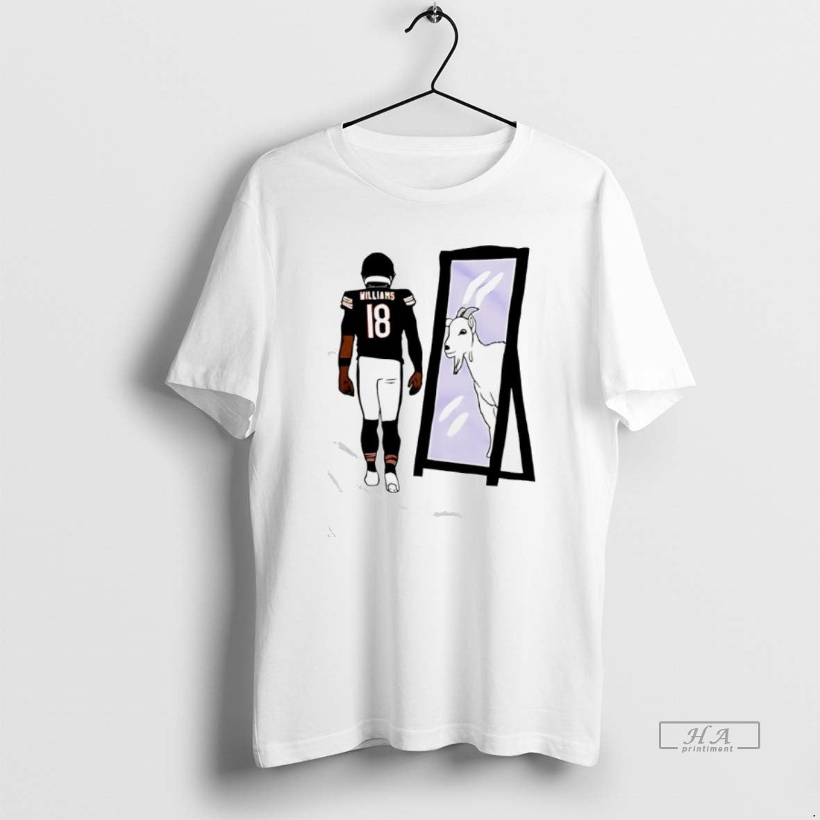 Official Caleb Williams Mirror Goat Graphic T-Shirts, Hoodie, Sweatshirt | PopFlextees.com