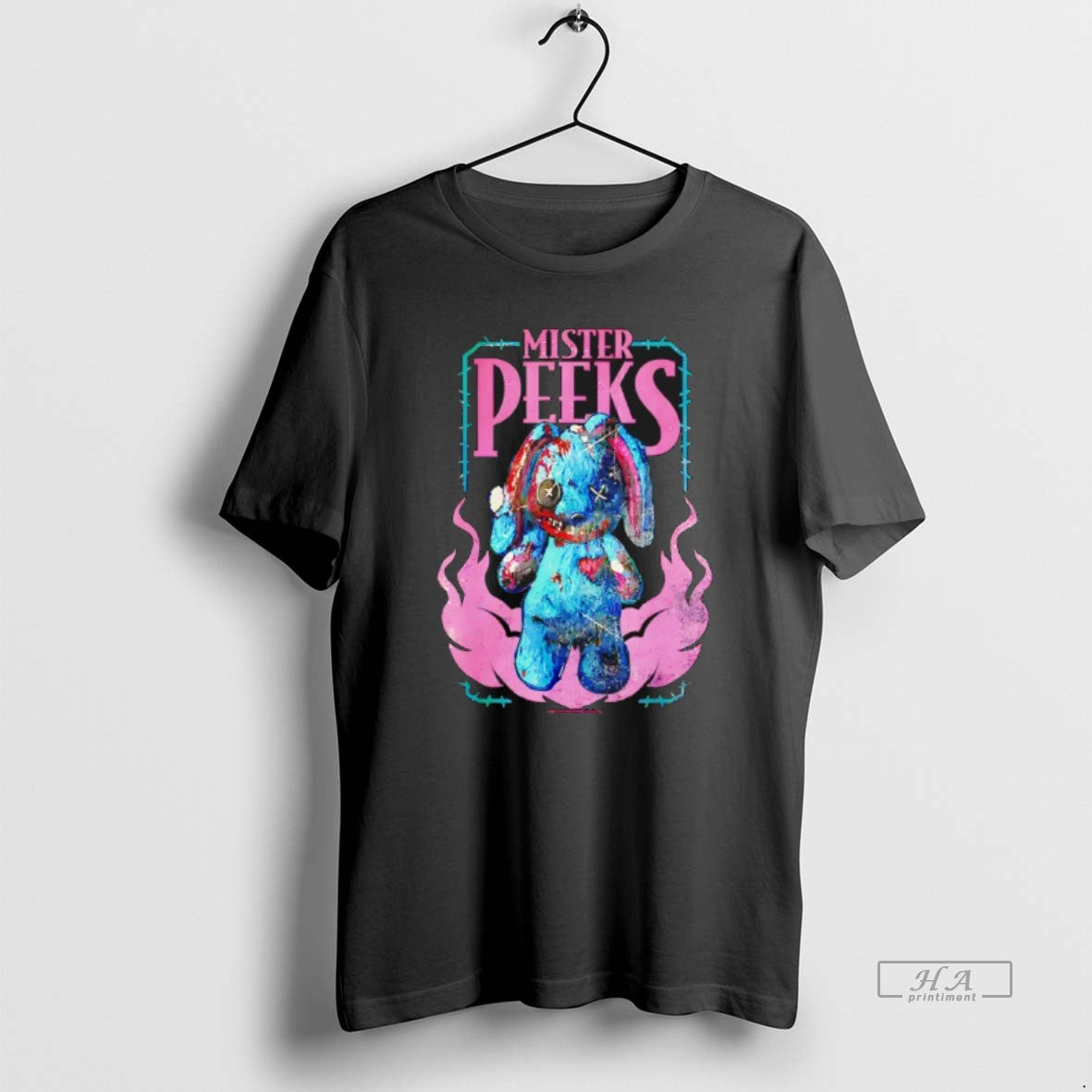 Official Call Duty Mister Peeks Zombie Bunny Flames Video Game T-Shirts, Hoodie, Sweatshirt