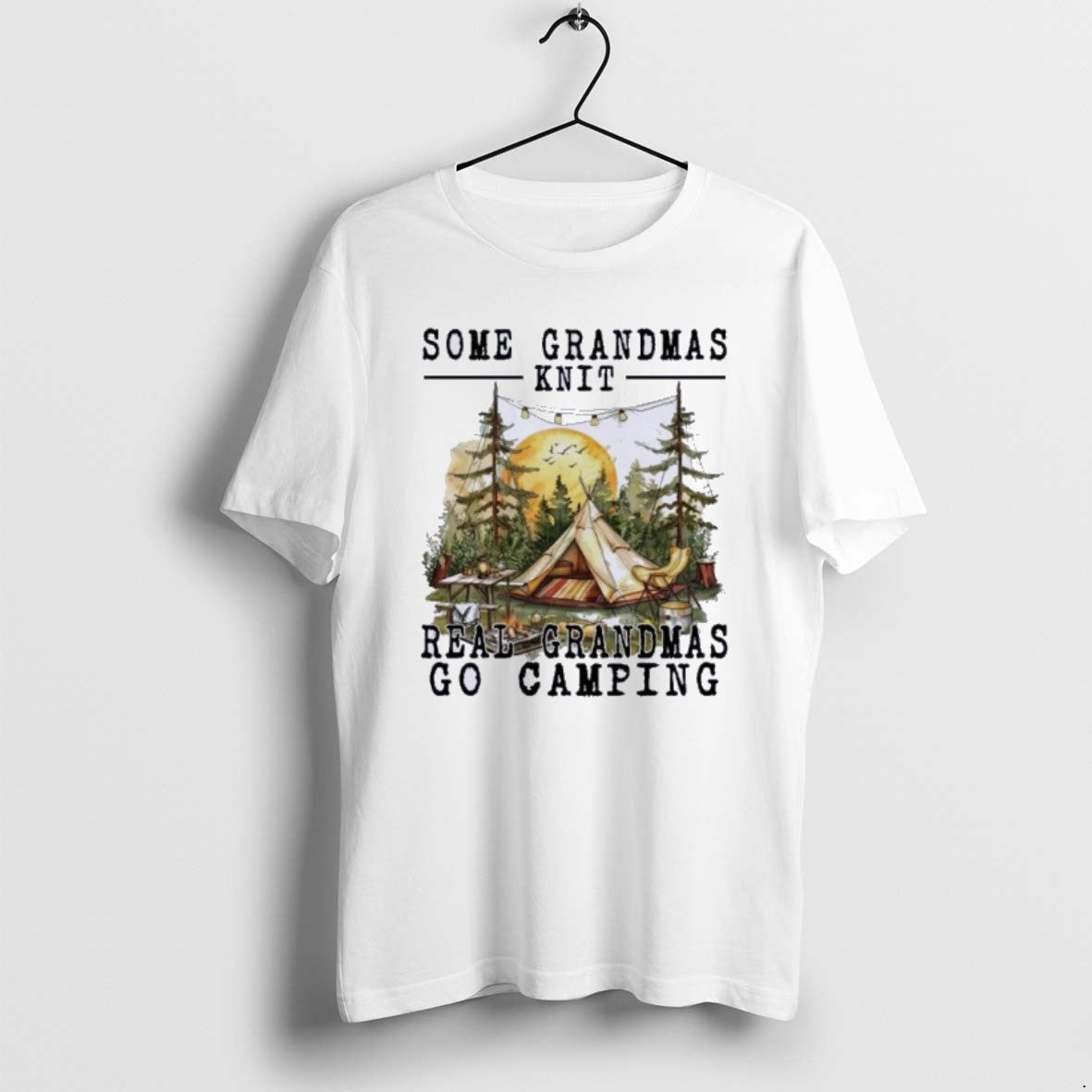 Official Camping Some Grandmas Knit Real Grandmas T-Shirts, Hoodie, Sweatshirt | PopFlextees.com