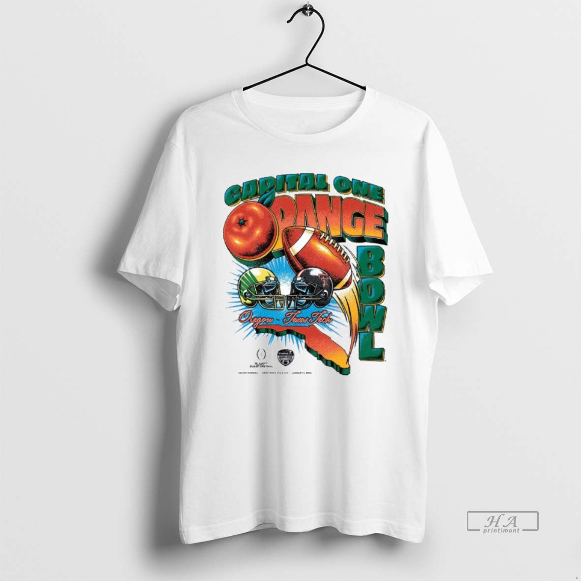 Official Capital One Orange Bowl 2026 Oregon Vs Texas Tech Vintage Matchup T-Shirts, Hoodie, Sweatshirt | PopFlextees.com