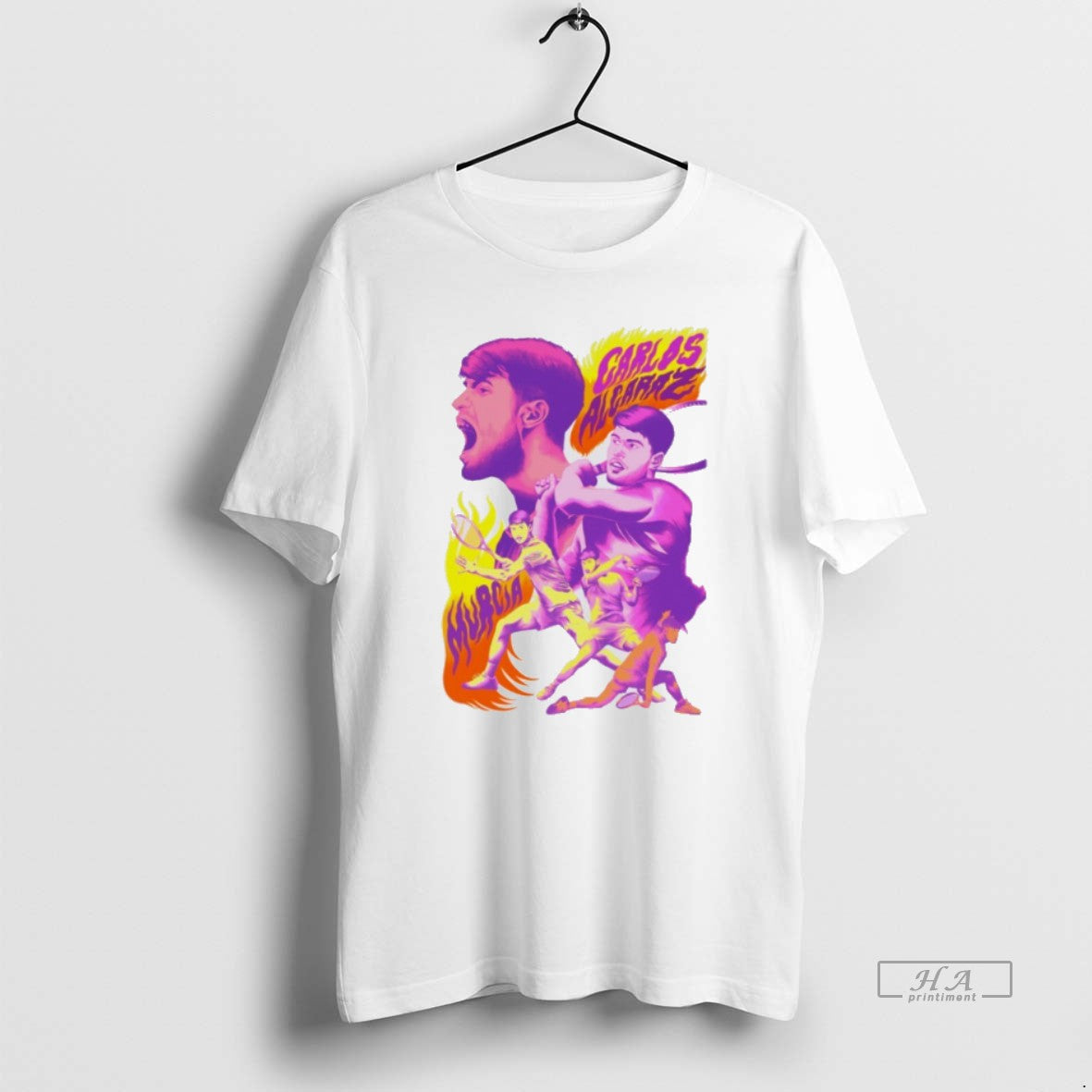 Official Carlos Alcaraz Tennis Club Murcia Graphic T-Shirts, Hoodie, Sweatshirt | PopFlextees.com