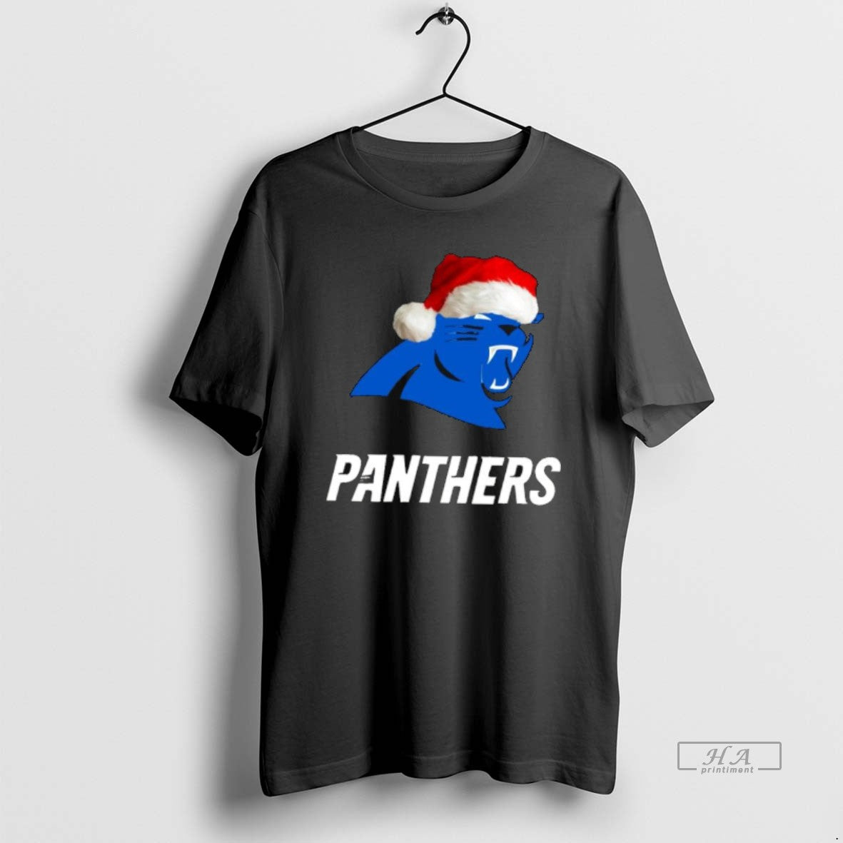 Official Carolina Panthers 2025 Santa Hat Logo Football Christmas T-Shirts, Hoodie, Sweatshirt | PopFlextees.com