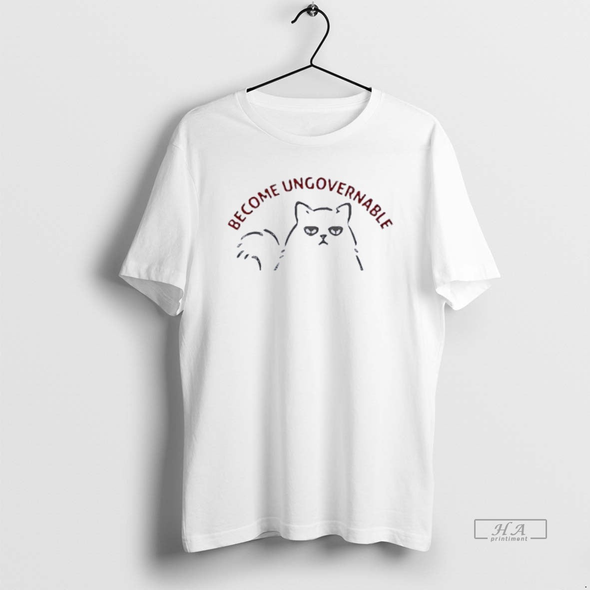 Official Cat Sad Become Ungovernable T-Shirts, Hoodie, Sweatshirt | PopFlextees.com