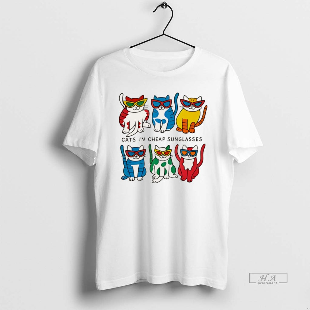 Official Cats In Cheap Sunglasses Christmas T-Shirts, Hoodie, Sweatshirt | PopFlextees.com