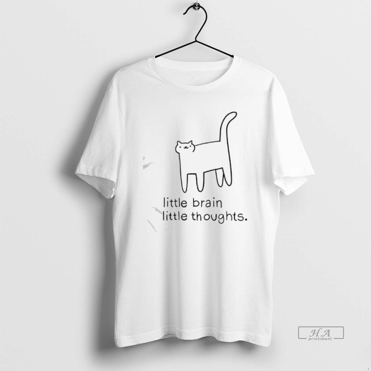 Official Cats Little Brain Little Thoughts Graphic T-Shirts, Hoodie, Sweatshirt | PopFlextees.com