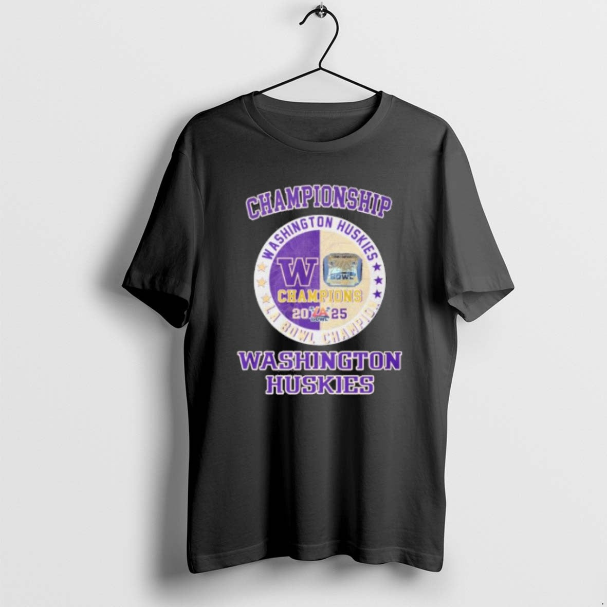 Official Championship 2025 Washington Huskies La Bowl Champions T-Shirts, Hoodie, Sweatshirt | PopFlextees.com