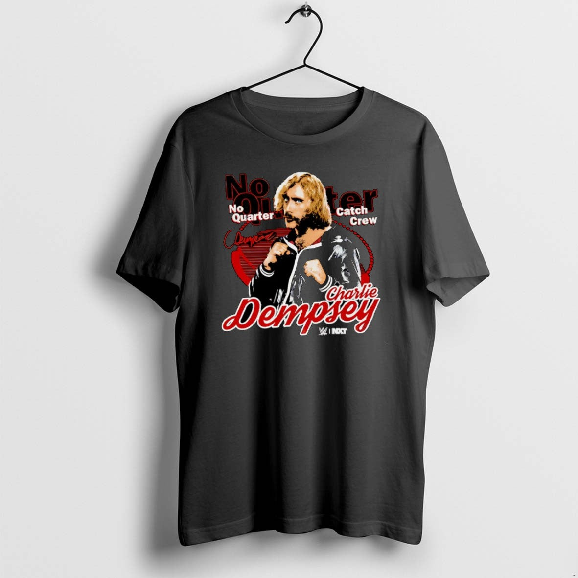 Official Charlie Dempsey Grunge No Quarter Catch Crew Graphic Christmas T-Shirts, Hoodie, Sweatshirt | PopFlextees.com