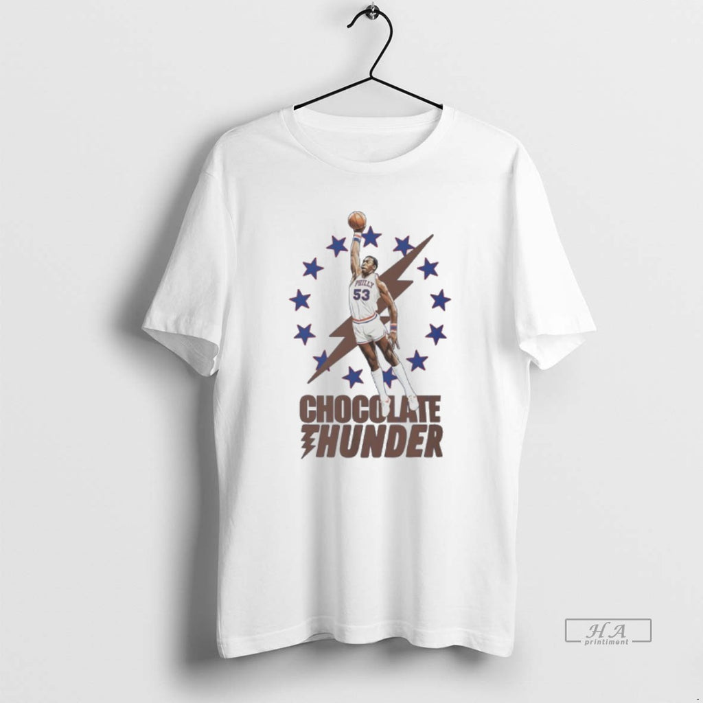 Official Chocolate Thunder Philadelphia 76ers Basketball Player T-Shirts, Hoodie, Sweatshirt