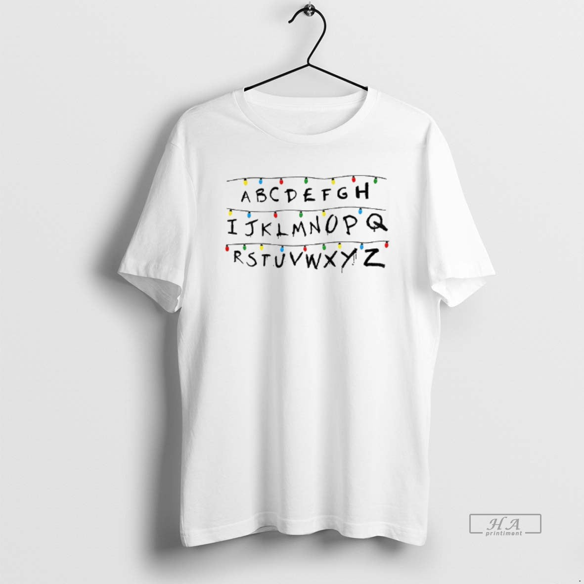 Official Christmas Alphabet String Lights T-Shirts, Hoodie, Sweatshirt | PopFlextees.com