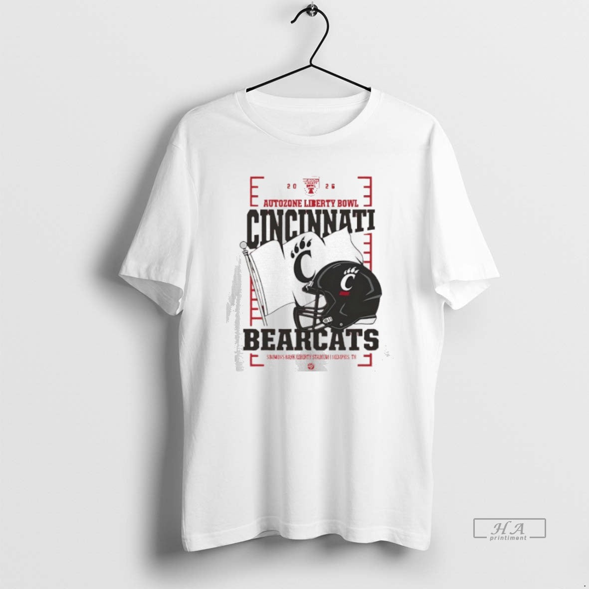 Official Cincinnati Bearcats 2026 Autozone Liberty Bowl Helmet T-Shirts, Hoodie, Sweatshirt | PopFlextees.com