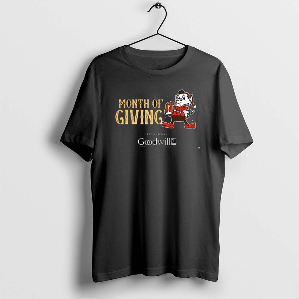 Official Cleveland Browns Month Of Giving Goodwill 2025 T-Shirts, Hoodie, Sweatshirt | PopFlextees.com