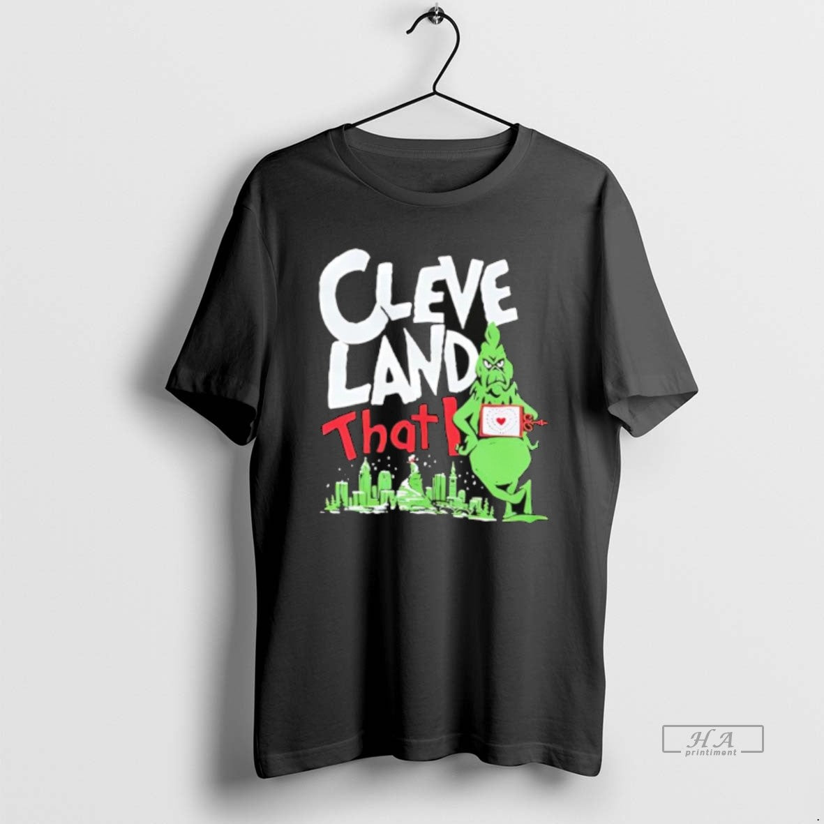 Official Cleveland That I Grinch T-Shirts, Hoodie, Sweatshirt | PopFlextees.com