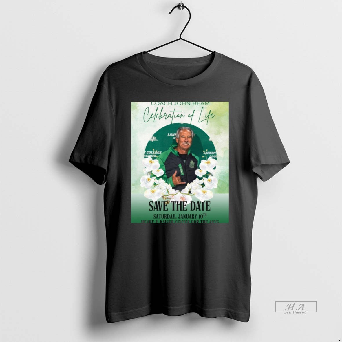 Official Coach John Beam Celebration Life Save Date January 10th 2026 Henry T-Shirts, Hoodie, Sweatshirt