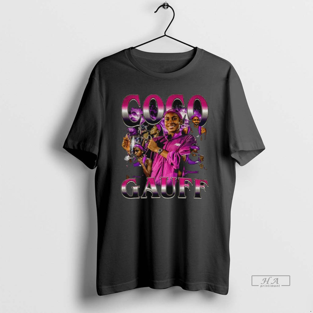 Official Coco Gauff Tennis Bootleg Graphic T-Shirts, Hoodie, Sweatshirt | PopFlextees.com