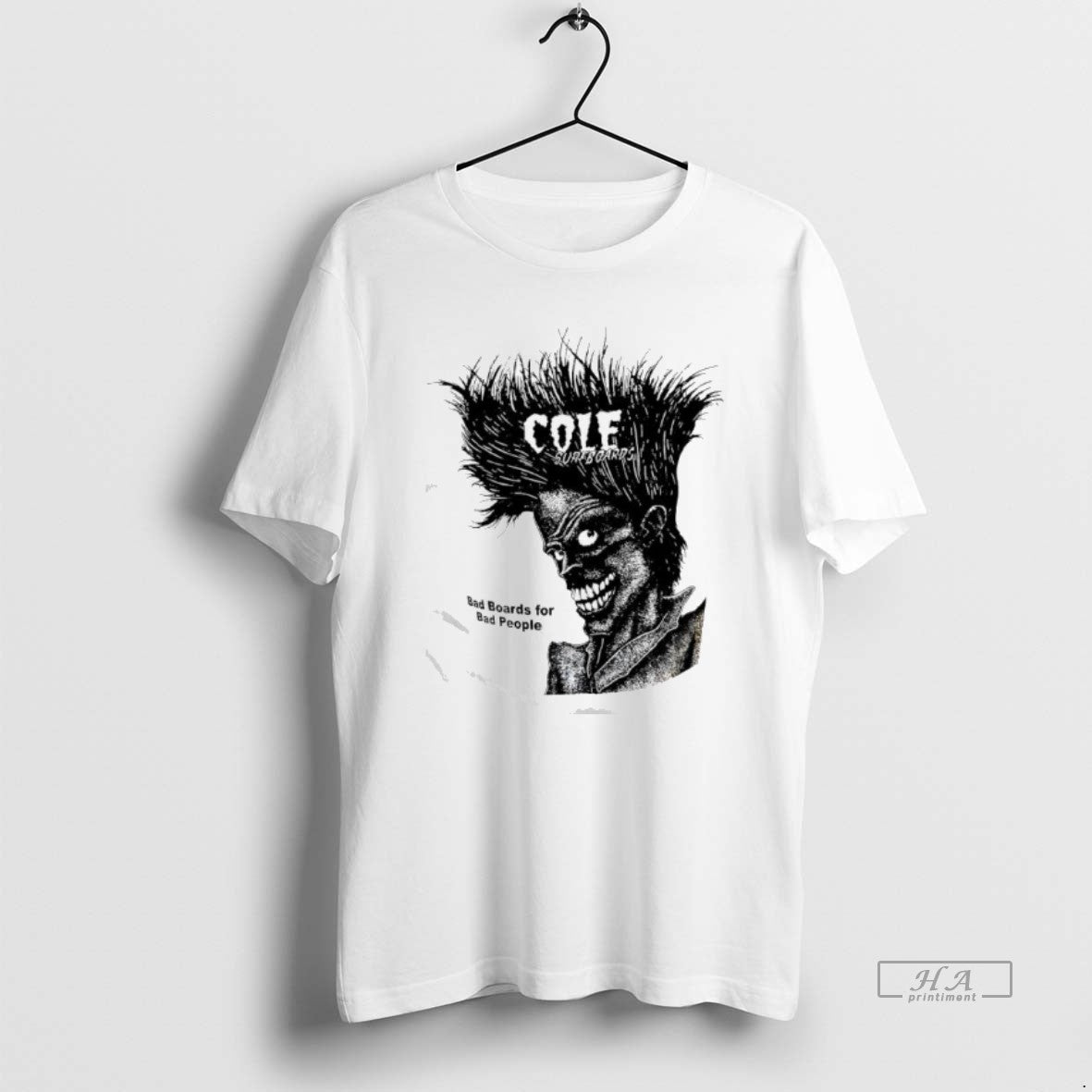 Official Cole Surfboards Bad Boards For Bad People T-Shirts, Hoodie, Sweatshirt | PopFlextees.com