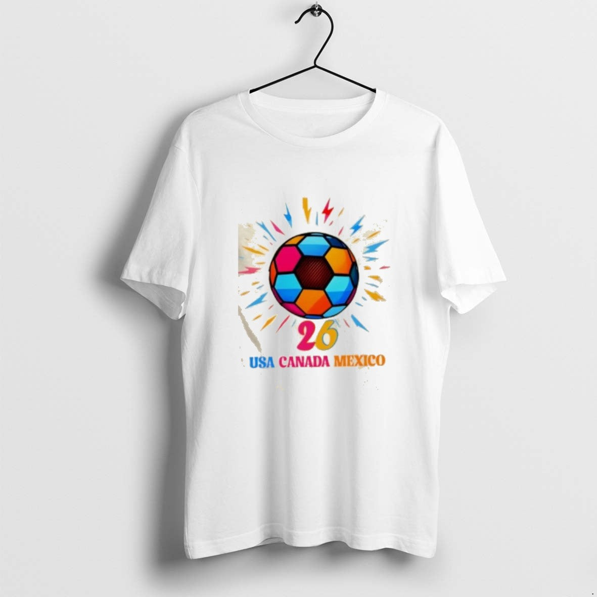 Official Colorful Soccer Ball Usa Canada Mexico 2026 T-Shirts, Hoodie, Sweatshirt | PopFlextees.com