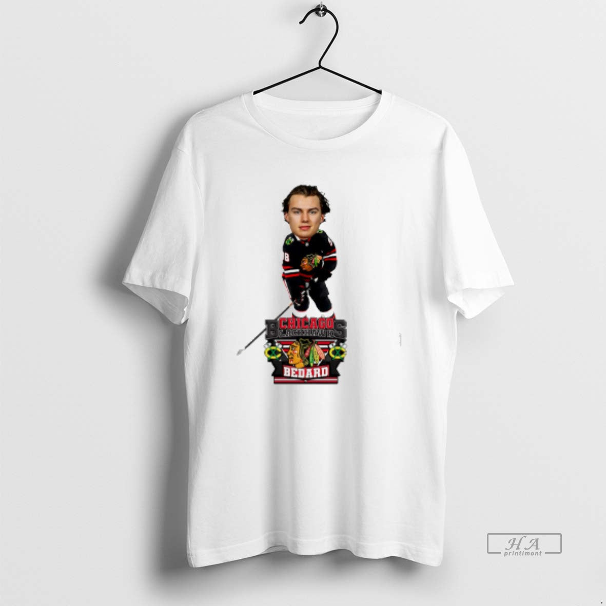 Official Connor Bedard Chicago Blackhawks Black Alternate Jersey Caricature T-Shirts, Hoodie, Sweatshirt | PopFlextees.com