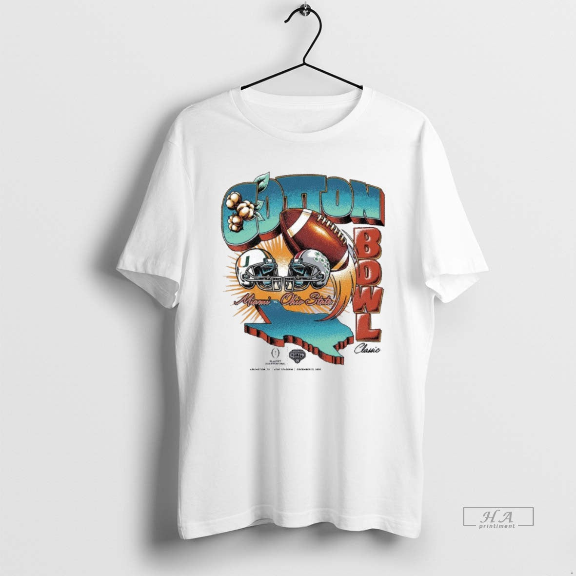Official Cotton Bowl Classic 2025 Miami Vs Ohio State Vintage Matchup T-Shirts, Hoodie, Sweatshirt | PopFlextees.com