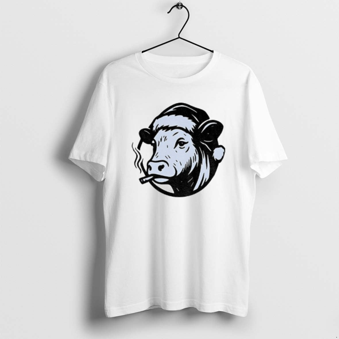 Official Cow Santa Hat Bah Humbug Merry Christmas T-Shirts, Hoodie, Sweatshirt | PopFlextees.com