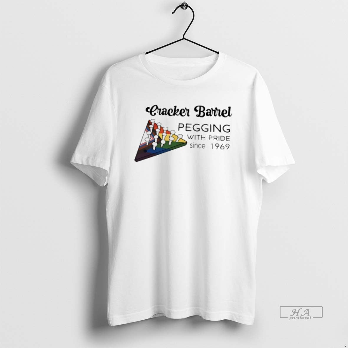 Official Cracker Barrel Pegging With Pride Since 1969 Lgbtq T-Shirts, Hoodie, Sweatshirt | PopFlextees.com