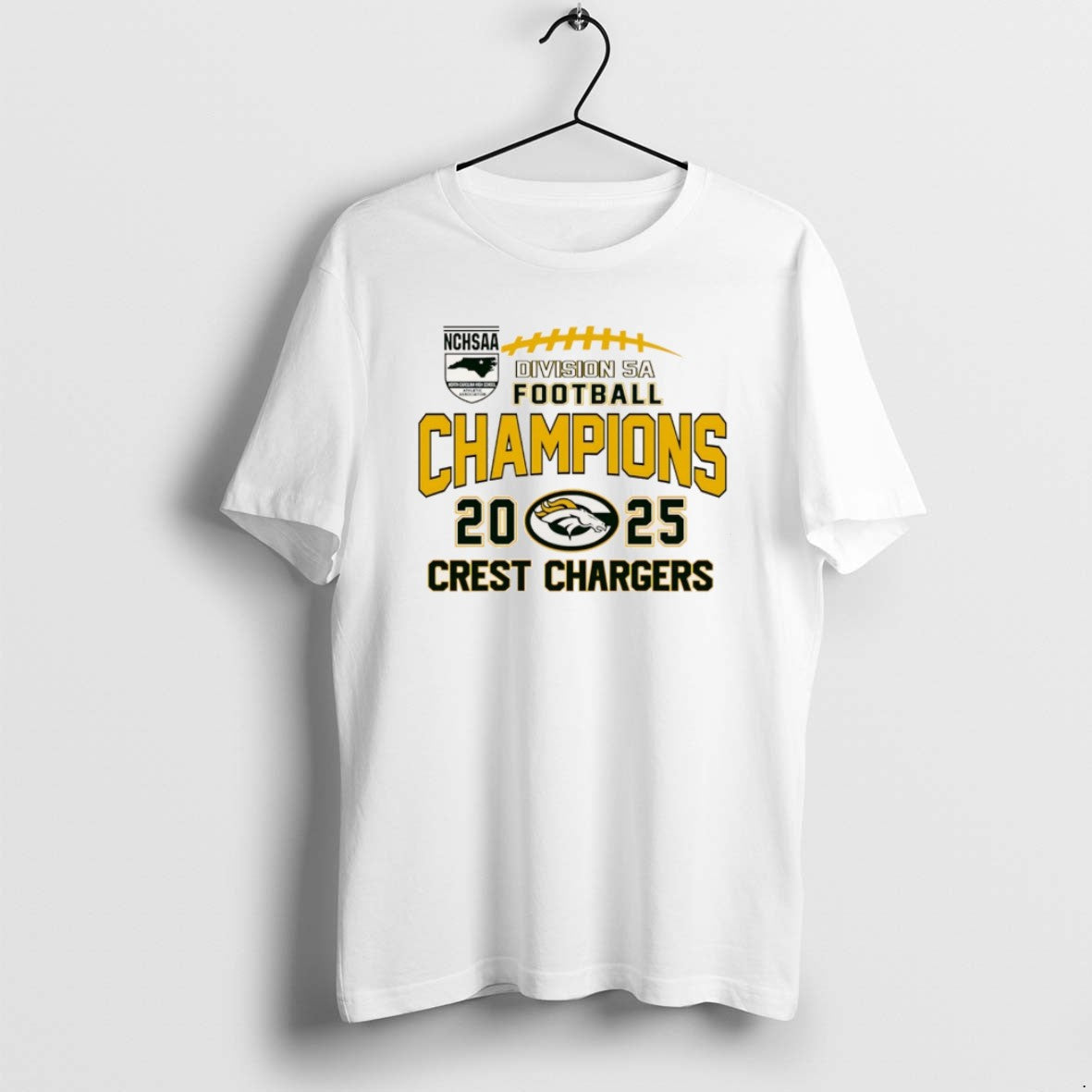 Official Crest Chargers 2025 Nchsaa Division 5a Football Champions Christmas T-Shirts, Hoodie, Sweatshirt | PopFlextees.com