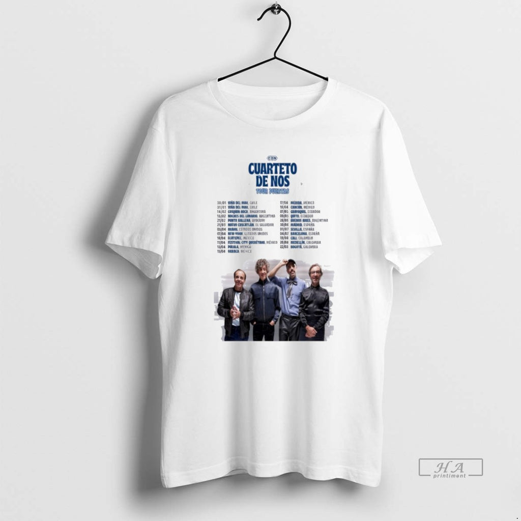 Official Cuarteto De Nos Tour Puertas 2026 T-Shirts, Hoodie, Sweatshirt | PopFlextees.com