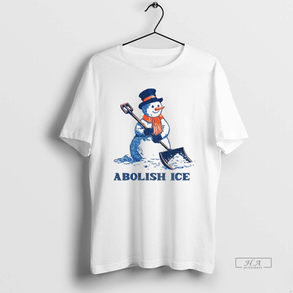 Official Cute Snowman Abolish Ice Snow Christmas T-Shirts, Hoodie, Sweatshirt | PopFlextees.com