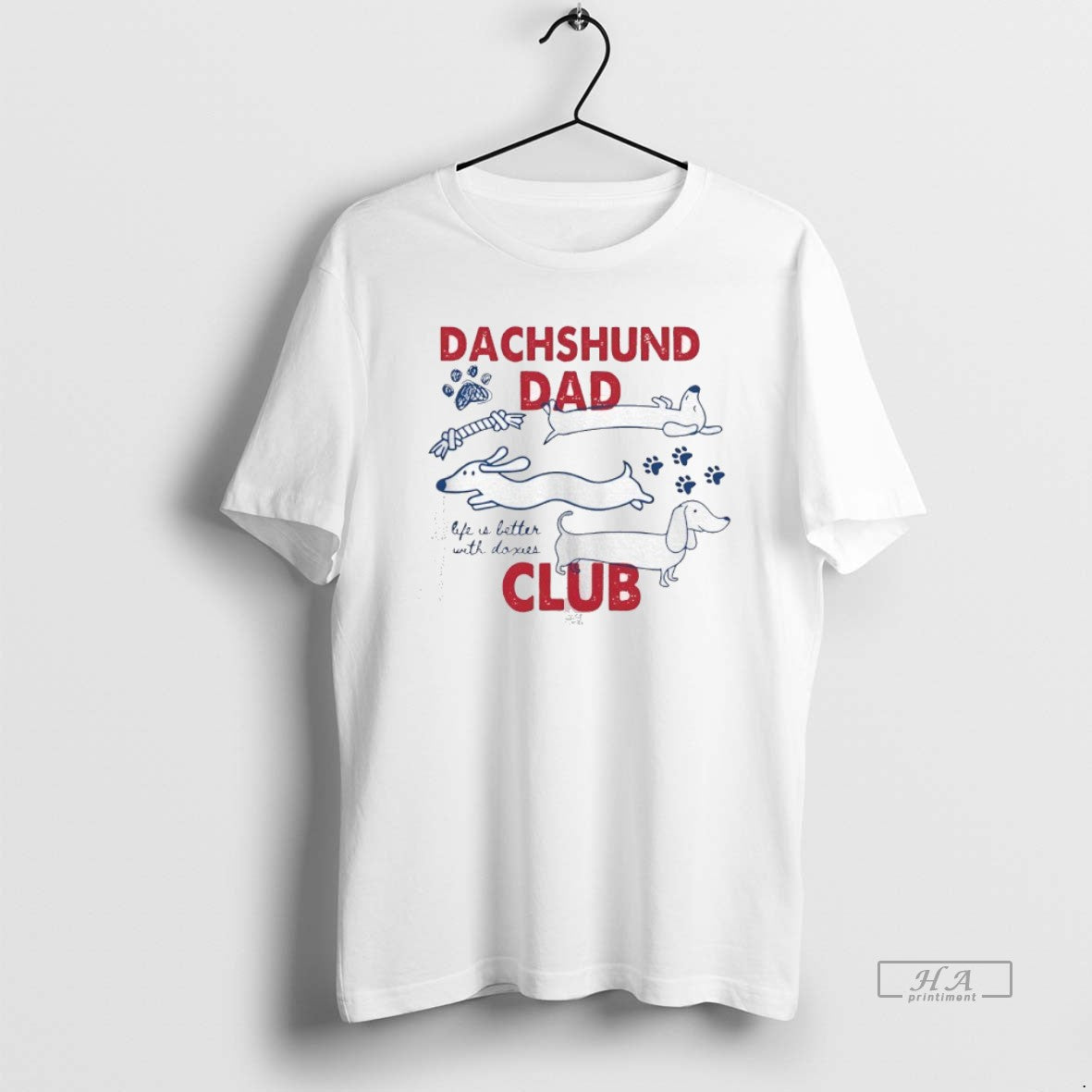 Official Dachshund Dad Club Life Is Better With Doxies T-Shirts, Hoodie, Sweatshirt | PopFlextees.com